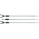 MIVARDI - Vidlička hliníková S trnem 125 cm (70 - 125 cm ) závit