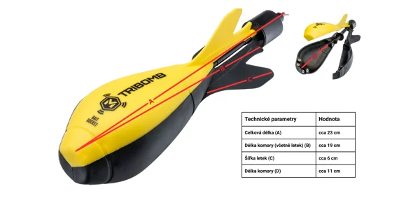 MIVARDI - Vnadící raketa Tribomb Bait Rocket