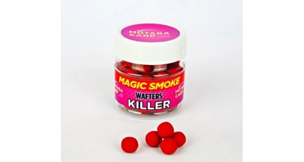 MOTABA CARP - Mrakující vyvážené Boilie Smoke Wafters Jahoda Kyselina máslová 10 mm 30 g