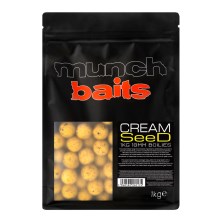 MUNCH BAITS - Boilies Cream Seed 18mm 1kg