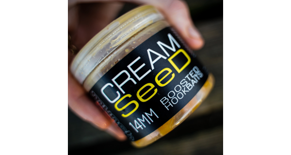 MUNCH BAITS - Dipované boilies Cream Seed 18mm 200ml