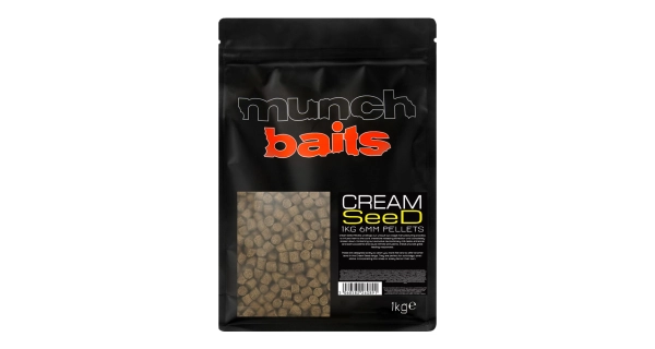 MUNCH BAITS - Pelety Cream Seed 6mm 1kg