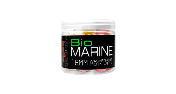 MUNCH BAITS - Plovoucí boilies Bio Marine Washed Out 18 mm 200 ml