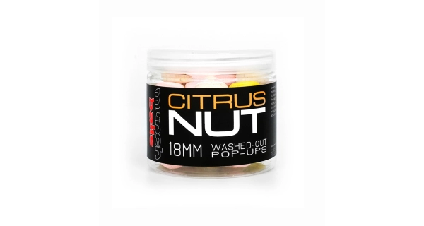 MUNCH BAITS - Plovoucí boilies Citrus Nut Washed Out 18mm 200ml
