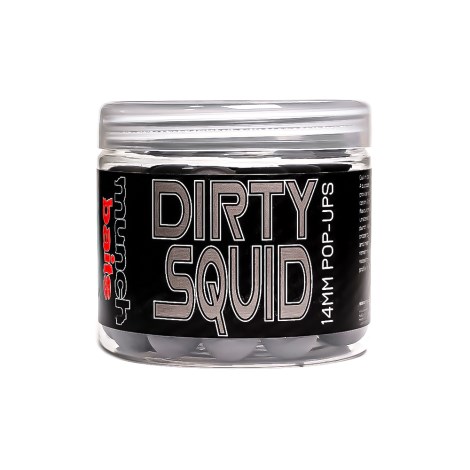 MUNCH BAITS - Plovoucí boilies Dirty Squid 10mm 200ml