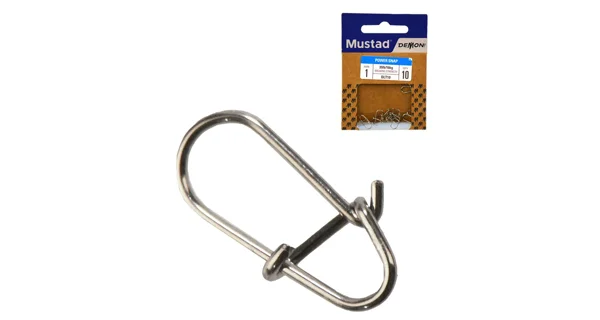 MUSTAD - Karabinka Power Lure Snak Klip vel. 4 10 ks
