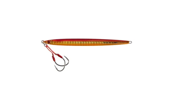 MUSTAD - Pilker Mezashi Slim Jig 22 cm 200 g Red Glow