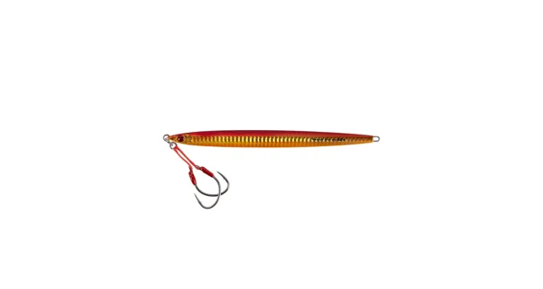 MUSTAD - Pilker Mezashi Slim Jig 22 cm 200 g Red Glow