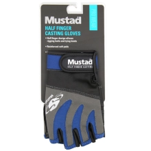 MUSTAD - Rukavice Half Finger Casting vel. L