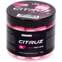 NASH - Boilie Pop Ups Citruz Pink 15 mm 75 g + 3 ml Booster Spray