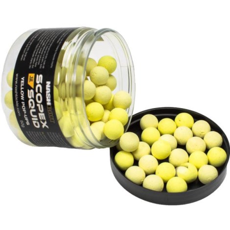 NASH - Boilie Pop-Ups Scopex Squid Yellow 50 g 12 mm