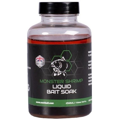 NASH - Dip Liquid Bait Soak Monster Shrimp 250 ml