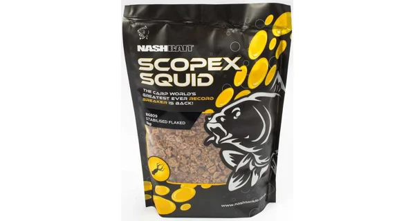 NASH - Drcené Boilie Scopex Squid Flake Stabilised 1 kg