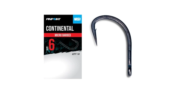 NASH - Háčky Continental Micro Barbed vel. 2 10 ks