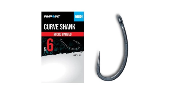 NASH - Háčky Curve Shank Barbless vel. 8 10 ks