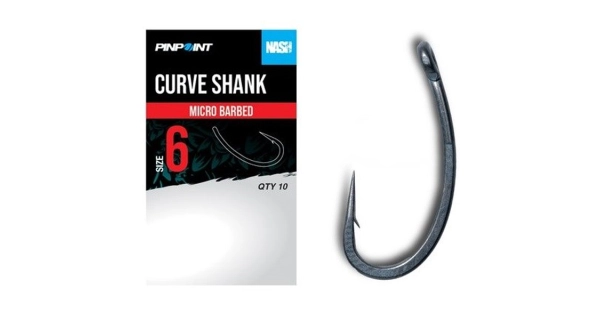 NASH - Háčky Curve Shank Micro Barbed vel. 4 10 ks