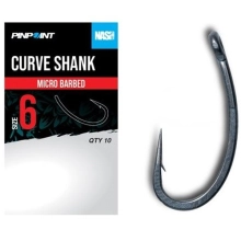NASH - Háčky Curve Shank Micro Barbed vel. 6 10 ks