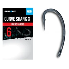 NASH - Háčky Curve Shank X Micro Barbed vel. 4 10 ks