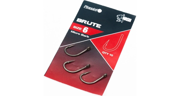 NASH - Háčky Pinpoint Brute Micro Barbed vel. 8