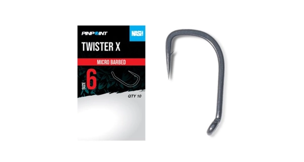 NASH - Háčky Twister X Micro Barbed vel. 6 10 ks