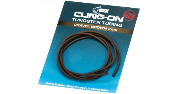 NASH - Hadička Cling On Tungsten Tubing Gravel Brown