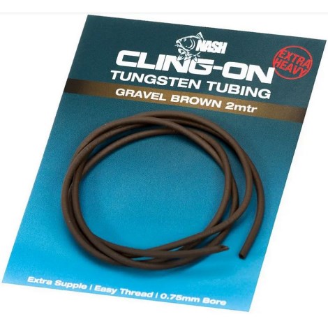 NASH - Hadička Cling On Tungsten Tubing Gravel Brown