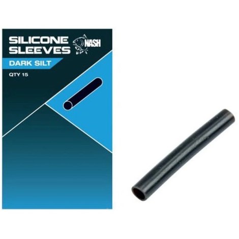 NASH - Hadičky Silicone Sleeves Dark Silt 15 ks