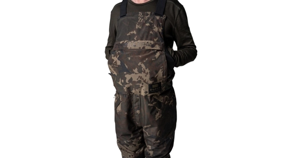 NASH - Kalhoty Zero Tolerance Helluva Waterproof Bib and Brace Camo vel. S