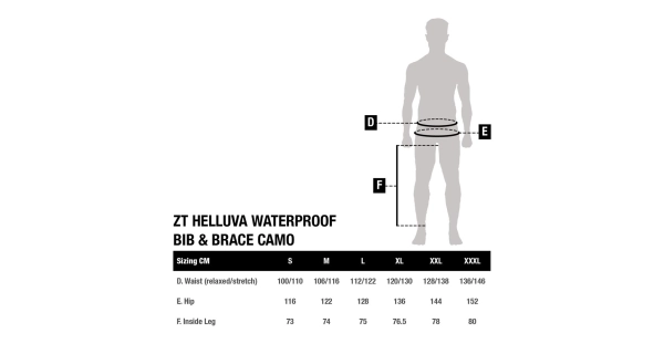 NASH - Kalhoty Zero Tolerance Helluva Waterproof Bib and Brace Camo vel. S