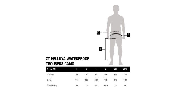 NASH - Kalhoty Zero Tolerance Helluva Waterproof Trousers Camo vel. L