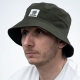 NASH - Klobouk Make It Happen Badge Reversible Bucket Hat Black Green