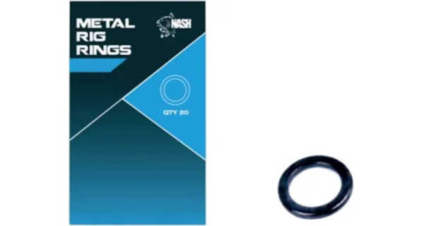 NASH - Kroužky Metal Rig Rings 2,5 mm 20 ks