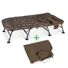 NASH - Lehátko Indulgence MF60 8 Legs Wide Heated Blanket Bundle