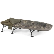 NASH - Lehátko se spacákem Indulgence HD40 Sleep System 6 Legs Camo