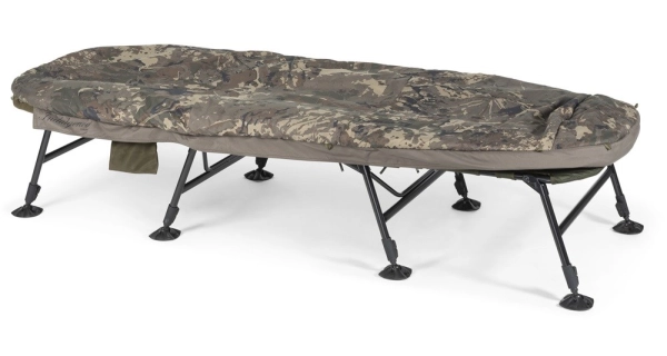 NASH - Lehátko se spacákem Indulgence HD40 Sleep System 8 Legs Camo