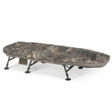 NASH - Lehátko se spacákem Indulgence HD40 Sleep System 8 Legs Camo Wide