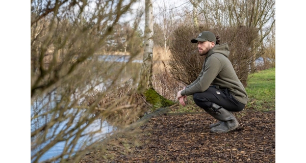 NASH - Mikina Make It Happen Badge Zipped Hoody Green vel. 2XL