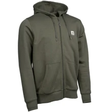 NASH - Mikina Make It Happen Badge Zipped Hoody Green vel. M