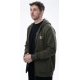 NASH - Mikina Make It Happen Badge Zipped Hoody Green vel. M