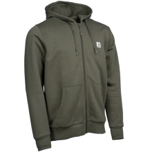 NASH - Mikina Make It Happen Badge Zipped Hoody Green vel. XL