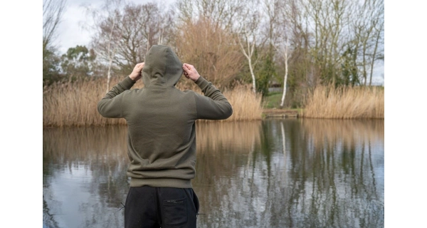 NASH - Mikina Make It Happen Badge Zipped Hoody Green vel. XL