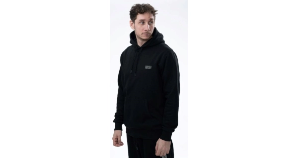 NASH - Mikina Make It Happen Carp Logo Hoody Black vel. L