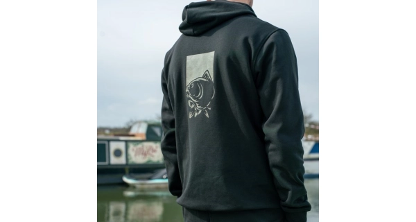 NASH - Mikina Make It Happen Hoody Fish Logo Black vel. L