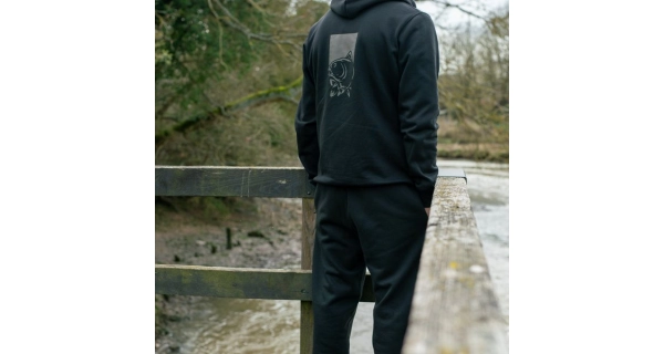 NASH - Mikina Make It Happen Hoody Fish Logo Black vel. L