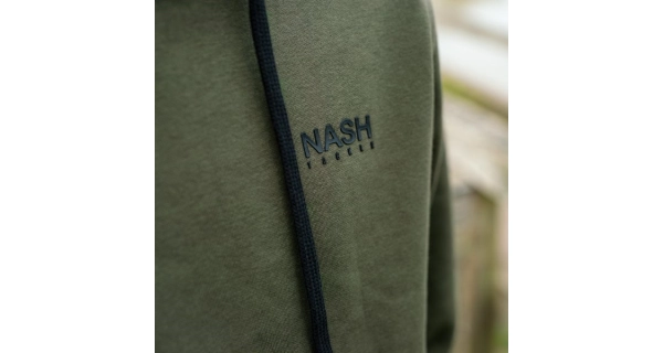 NASH - Mikina Make It Happen Hoody Fish Logo Green vel. 2XL