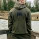 NASH - Mikina Make It Happen Hoody Fish Logo Green vel. L
