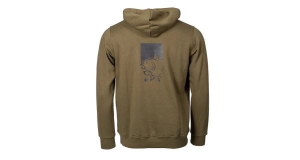 NASH - Mikina Make It Happen Hoody Fish Logo Green vel. M