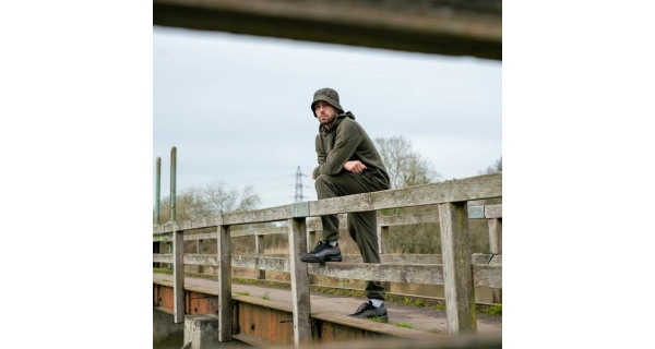 NASH - Mikina Make It Happen Hoody Fish Logo Green vel. M