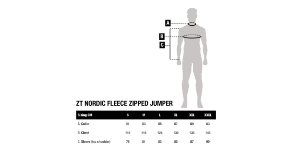 NASH - Mikina Zero Tolerance Nordic Fleece Zipped Jumper vel. L