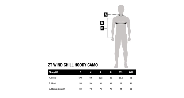 NASH - Mikina Zero Tolerance Wind Chill Hoody Camo vel. 2XL